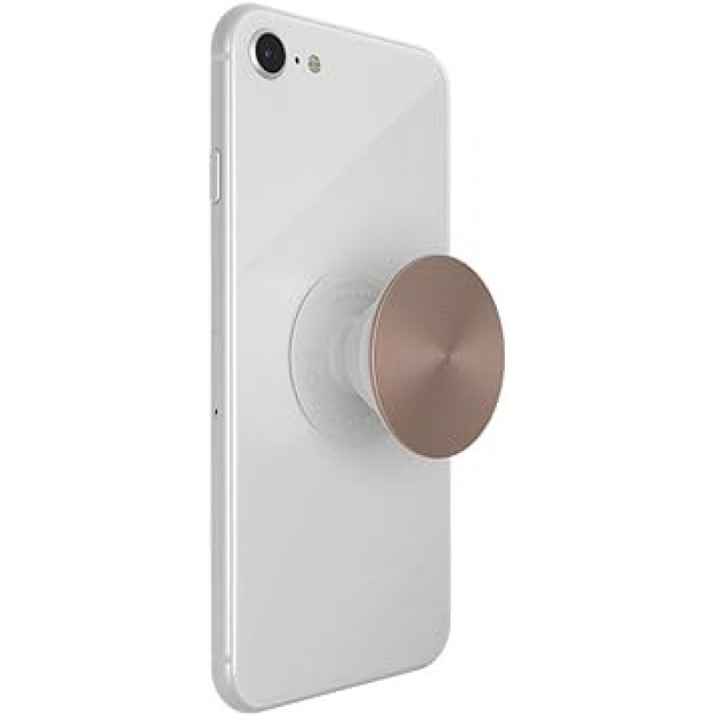 PopGrip Twist 로즈 골드 알루미늄 POPSOCKETS 스마트폰 링 스마트폰 스탠드 스마트폰 그립 스마트폰 액세서리 iPhone Android
