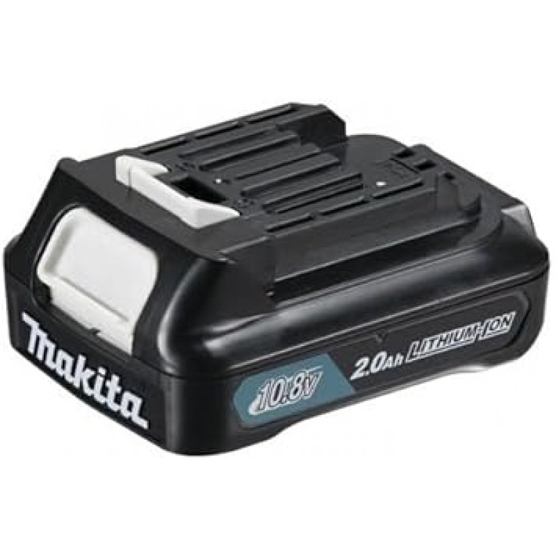 SHIBASHO 마키타 BL1020B 10.8V 2.0Ah 리튬 이온 배터리(잔량 표시 포함) A-73075 정품 박스(시바쇼 액세서리 가방 포함)