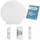 Godox ML-CD15 소프트박스 실리콘 접이식 원형 디퓨저(V1 AD100Pro AD200Pro TT600 V860III V850III TT685II TT350 ML60 AD300Pro AD400Pro용 어댑터 링 3개 포함)