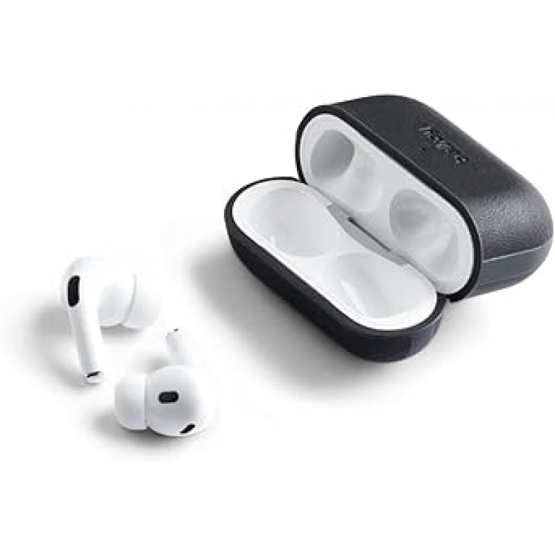 Apple AirPods Pro 2세대용 Bellroy Pod Jacket Pro 2세대 가죽 케이스 - 블랙