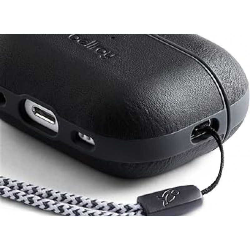 Apple AirPods Pro 2세대용 Bellroy Pod Jacket Pro 2세대 가죽 케이스 - 블랙