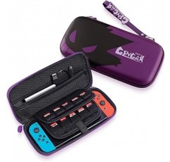 Switch/Switch Ole® 케이스, 스위치 케이스, 완전 보호, 충격 흡수, 얼룩 방지, 방수 스트랩, 스위치 Oled 보관 가방, 대용량, 스위치 운반 케이스, 하드 파우치, 카드 게임 카드 16개