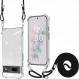 baodunwei Google Pixel 7a 케이스, 투명, 넥 스트랩, 크로스바디 스트랩, 스마트폰 어깨 스트랩, 휴대폰 스트랩, 어깨 스트랩, Pixel 7a, 로프 커버, 길이 조절 가능, 충격 방지, 얇고 가벼운 제품, Qi 급속 충전, 완전 보호, Pixel7a 씌우다