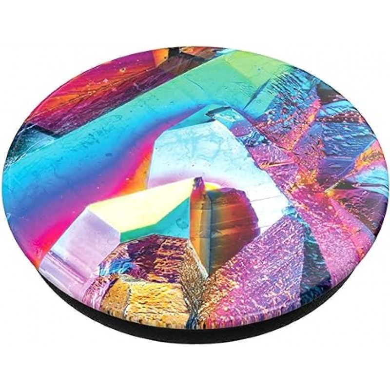 PopGrip Rainbow Gem Gloss POPSOCKETS 스마트폰 링 스마트폰 스탠드 스마트폰 그립 스마트폰 액세서리 iPhone Android