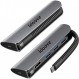 idoove USB C 허브 어댑터 MacBook Pro 13 14 15 16(2016-2021 M1), MacBook Air(2018-2021 M1), iPad용 5-in-1 멀티포트 USB 허브 Type-C 85W PD 충전 4K HDMI USB-C 교체 어댑터 Pro(2018-2021), Surface Pro 8, 7 / Go 3, 2(Surface), Galaxy Books, Chromebook 및 기타 노트북, 태블릿 PC와 호환 가능