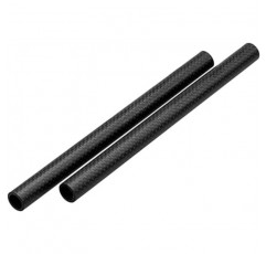 NICEYRIG 카메라 카본 로드 20cm 8인치(2개) 카본 로드 구멍 직경 15mm 로드 15mm 로드 시스템 15mm 로드 파이프 길이 20cm Camera Carbon Rod 카메라 케이지용 다기능 촬영 보조 툴 초경량 강한 강성 편리 연장＆확장 지원 디지털 부속품 촬영 안전성 기재 카메라 액세서리 (2개입 리) ―065