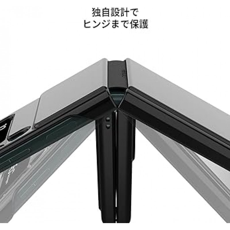 아라리 AR21945GZFP3BK 갤럭시 Z 플립 3 5G 케이스, 에어로플렉스 [공식 라이선스 제품, 힌지 보호, 카메라 디자인, 스트랩 홀, 갤럭시