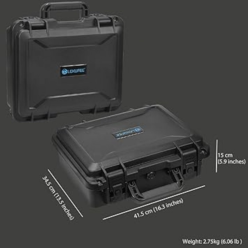 Lekufee DJI Mavic 3 Cine 프리미엄 콤보 케이스 Mavic 3 Fly More 콤보 DJI Mavic 3 액세서리 방수 보관 케이스 [Mavic 3 드론은 포함되지 않음]