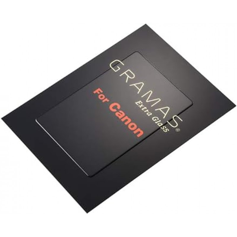 Ginichi x GRAMAS DCG-CA21 Canon EOS R6 디지털 카메라용 LCD 보호 필름, 9H 표면 경도, 투명한 투명도, 얼룩 방지 코팅, 완벽한 크기, 실제 장비 측정, 충격 방지, 지문 방지, 피지