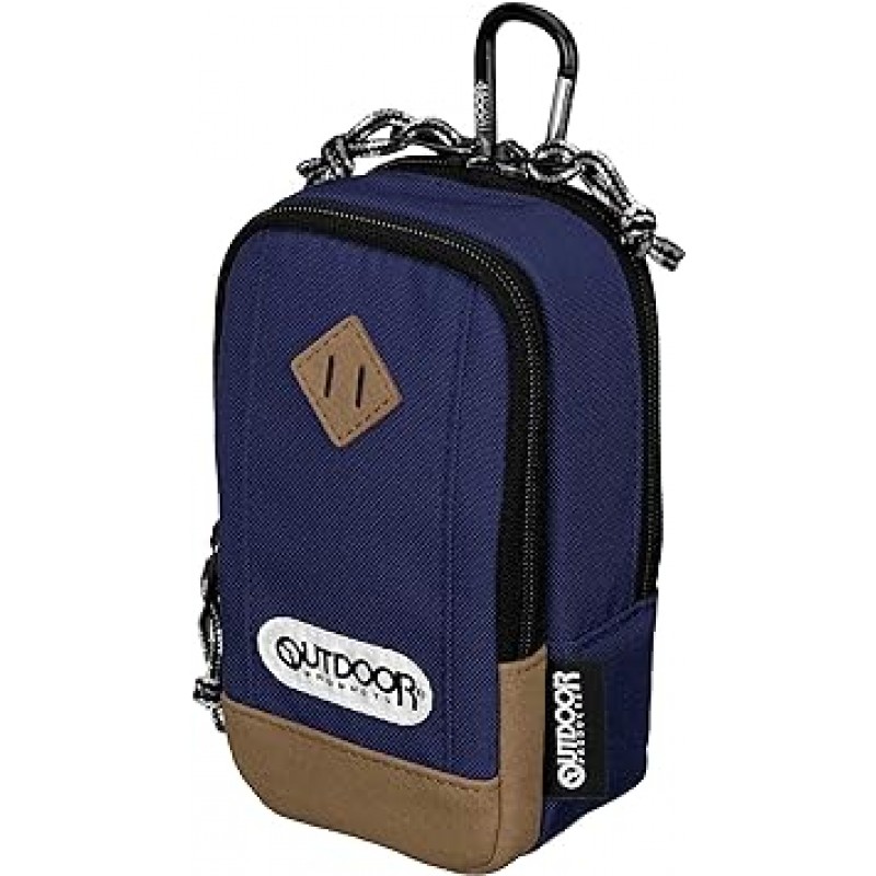 OUTDOOR PRODUCTS ODCP04NV 카메라 케이스, 카메라 파우치 04, 네이비, 컴팩트 카메라와 스마트폰을 동시에 수납 가능