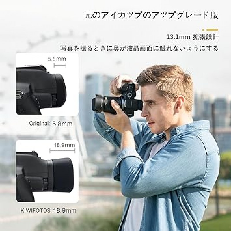 Canon EOS R8 / EOS RP EOSR8 EOSRP 카메라 미광 차단 뷰 파인더 보호용 아이 컵 확장 접안 렌즈 접안 렌즈 접안 렌즈