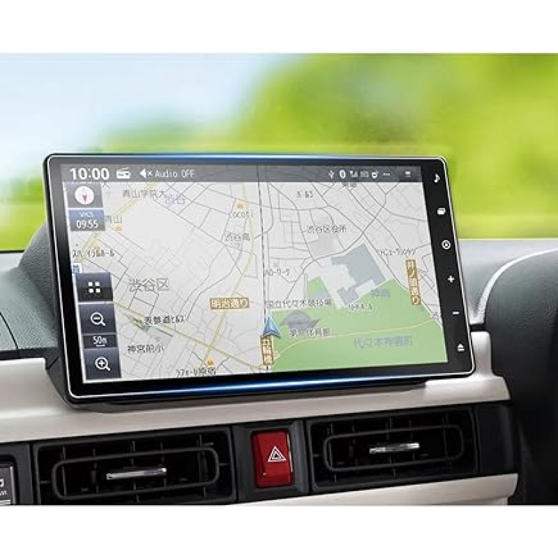Ruiya PET 필름, 2022 새 모델 Daihatsu NMZN-Z72DS 독점 Navi 보호 필름 10인치 이동 캔버스 디스플레이 필름 액세서리, 얼룩 방지, 4H, 쉬운 설치, 2개 맞춤형 부품