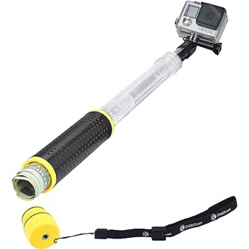 플로팅 익스텐션 폴과 바버 그립을 하나로 통합 – Gopro Hero 4, 세션, 블랙, 실버, Hero + LCD, 3 +, 3, 2, 1 - 6.7