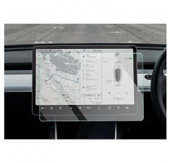 CDEFG Tesla Model 3 15인치 내비게이션 화면 카 내비게이션 필름 강화유리 LCD 보호필름 HD 고감도 터치글래스 9H 경도 비산방지 자가접착형 간편한 설치