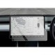 CDEFG Tesla Model 3 15인치 내비게이션 화면 카 내비게이션 필름 강화유리 LCD 보호필름 HD 고감도 터치글래스 9H 경도 비산방지 자가접착형 간편한 설치