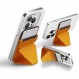 MOFT MagSafe 호환 마그네틱 스마트폰 스탠드(iPhone 15Pro ProMax/14/13/12 시리즈), 스냅온 카드 케이스 기능, 플로트 유형, 각도 조절, 얇고 가벼운, 접이식, 복합 재료, 자석 내장(노란색)