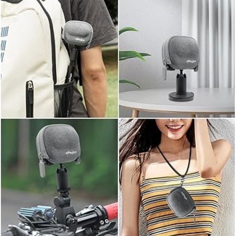 Insta360 GO 3용 미니 보관 케이스 운반 케이스, 하단 개방형 디자인은 셀카봉 삼각대, GO3 바디 쉘 액세서리에 연결할 수 있음