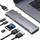 Selore MacBook Air 허브, MacBook 허브, Mac 허브, 7 in 2, MacBook Pro/Air, 4K HDMI 비디오 출력, 100W PD 급속 충전, USB-C 데이터 전송, USB 3.0 x 2, TF/SD 슬롯/mac USB 허브 호환 MacBook Pro 2020, 2019, 2018, 2017, 2016, MacBook Air 2020202018 macbook pro 허브 포함