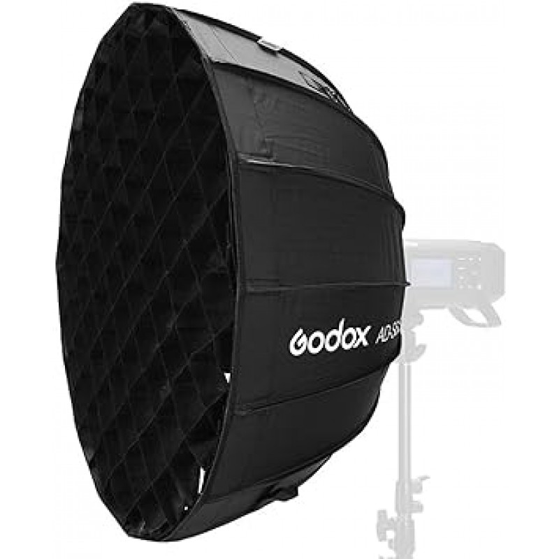 Godox AD-S65W 휴대용 소프트박스 25.6인치/65cm AD400ProAD300Pro 플래시 모노라이트 Godox 마운트 [병행수입]