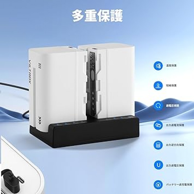 VILTROX NP-F750 비디오 조명 배터리, 2피스 세트 + USB 충전기, USB Type-C 충전, 패널 조명, 4400mAh, 배터리 잔량 표시, 배터리 잔량 표시, DC-55 HD 모니터, Sprite40, VL-400T, VL- 500T, VL-192T, VL-D640T 비디오 조명 등