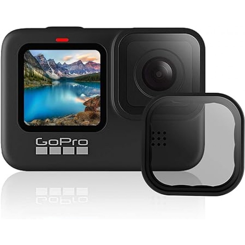 AuyKoo GoPro Hero 9/Hero 10/Hero 11 Black CPL 필터, CPL 편광 필터, 카메라 보호 필터, 렌즈 필터, 알루미늄 재질, 고투과율, 반사 방지, 발수, 소유성, 방진, 경량, 광학 유리, GoPro 액세서리