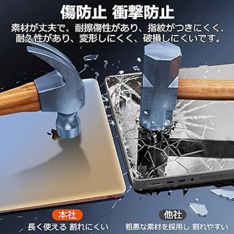Macbook Air M2 13.6인치 A2681 2022용 YOFITAR 케이스, 일본어 키보드 커버 포함, MacBook Air 커버, M2 칩, 투명 케이스, 보호 케이스, 하드 케이스, 전체 보호, 먼지 방지, 미끄럼 방지, MacBook 액세서리, 투명
