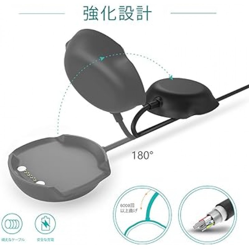 TUSITA 호환 GolfBuddy Aim W11/W10 충전기 - 3.3ft/100cm USB 자기 충전 케이블 - 골프 GPS 스마트 시계 액세서리