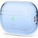AirPods Pro2용 elago SILICONE 기본 케이스, 투명 커버, 스트랩 구멍, 충격 방지, 투명 케이스, 투명, 긁힘 방지, 낙하 방지, 액세서리, Apple AirPods Pro2와 호환 가능 MQD83J/A Airpods Pro 2 2세대, 아쿠아 블루