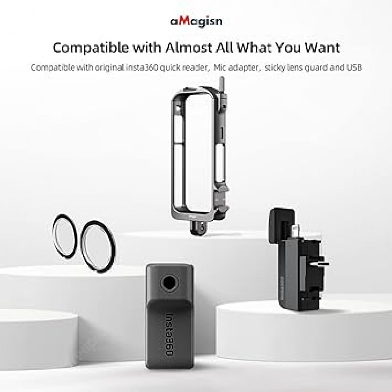 Insta360 X3용 확장 금속 보호 프레임 알루미늄 합금 보호 케이지 케이스