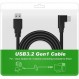 RIAOUR 링크 케이블, Quest2/Quest Pro/Pico 4 액세서리 및 PC/Steam VR과 호환 가능, 고속 PC 데이터 전송, USB 3.0 - USB C 케이블, VR 헤드폰 및 게임용 PC 지원(5M)