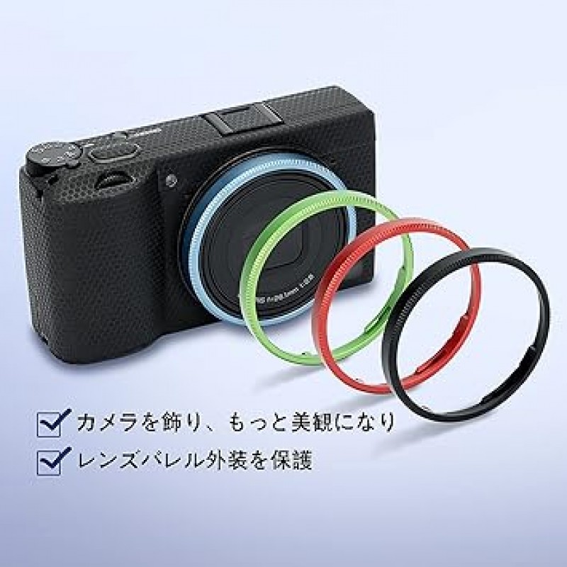 JJC GN-2 Ricoh GR IIIx GR3x GRIIIx와 호환되는 알루미늄 합금 링 캡 Ricoh GN-2 링 캡 호환 녹색
