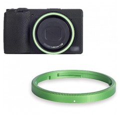 JJC GN-2 Ricoh GR IIIx GR3x GRIIIx와 호환되는 알루미늄 합금 링 캡 Ricoh GN-2 링 캡 호환 녹색