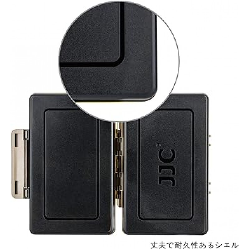JJC(Nikon 배터리 2개 + XQD 카드 3개), XQD 카드 3개, Nikon EN-EL15, EN-EL15a, EN-EL15b 등용 배터리 2개(크기 59 x 39 x 20mm) , 배터리 케이스, Nikon Z6 Z7 D850 D7500 D810A D810 D810 800 D 800E D750 D610 D500 D7200 D7100 D7000 및 기타 카메라에 적합