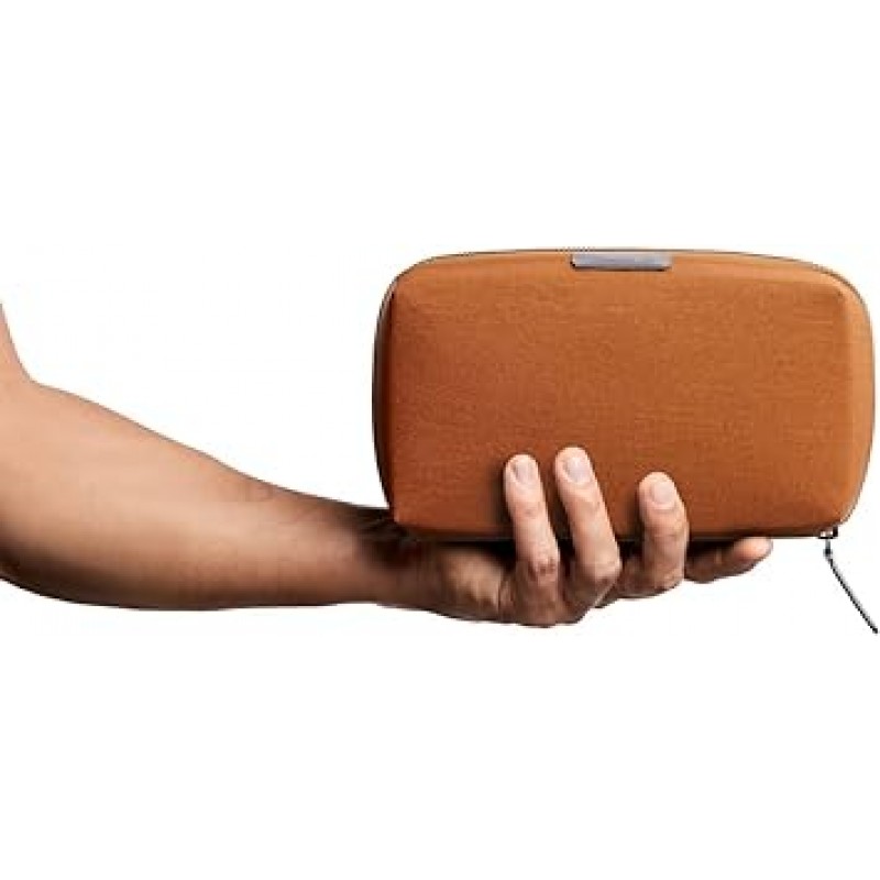 전자제품 액세서리(전원 은행, 충전기, 케이블, 이어폰)용 Bellroy Tech Kit 지퍼 파우치, 브론즈, 지퍼
