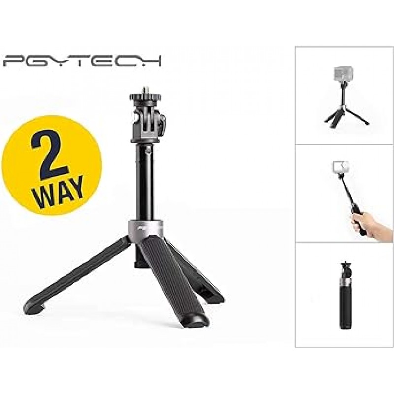 Akiba 가제트 액션 카메라 양방향 삼각대 셀카봉 확장 폴 및 미니 삼각대 DJI Osmo Action/Gopro Hero 11 10 9 8 7 6 5 Insta360 ONE R 및 기타 액션 캠과 호환 가능