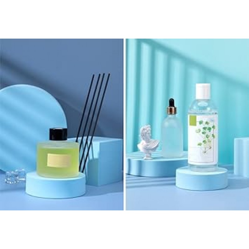 사진 도구, 큐브, 원통 모양, 8개 세트, 버블, 경량, 보석, 액세서리, 액세서리, 화장품 사진(블루)
