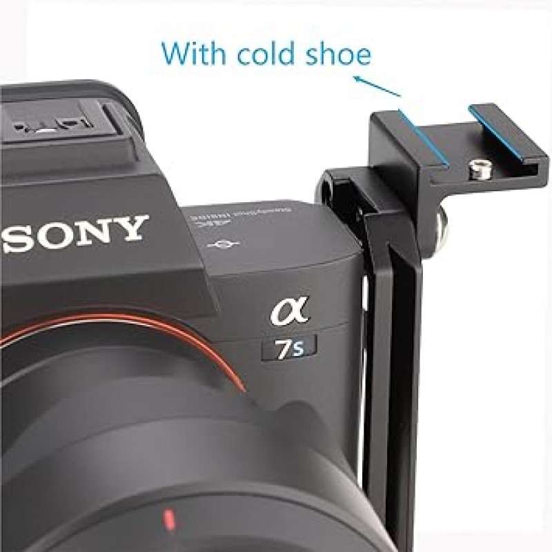 A7M4 디지털 SLR 카메라 L브라켓 A7S3 L 플레이트 퀵 릴리스 플레이트 Sony A1/A7S3용 메탈 핸드 그립 Arca/RRS 대응