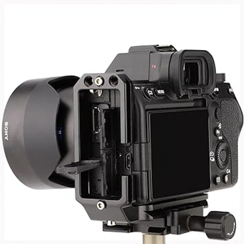 A7M4 디지털 SLR 카메라 L브라켓 A7S3 L 플레이트 퀵 릴리스 플레이트 Sony A1/A7S3용 메탈 핸드 그립 Arca/RRS 대응