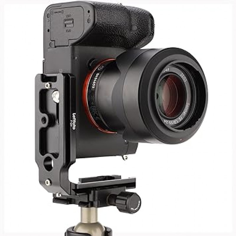 A7M4 디지털 SLR 카메라 L브라켓 A7S3 L 플레이트 퀵 릴리스 플레이트 Sony A1/A7S3용 메탈 핸드 그립 Arca/RRS 대응