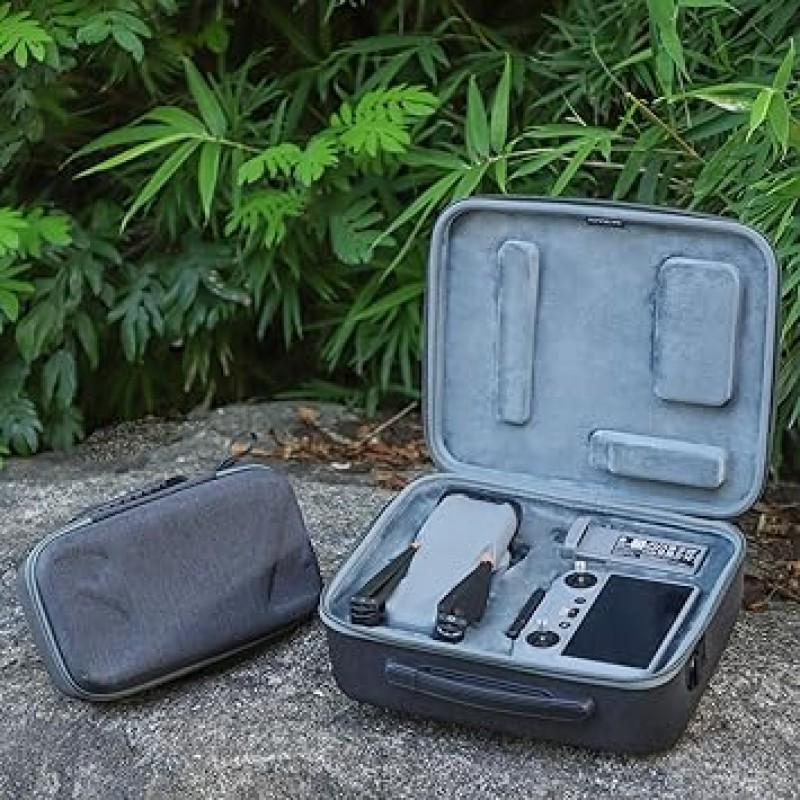 DJI AIR 3 보관 케이스 2 in 1 드론 본체 DJI RC 2/RC-N2 원격 제어 보관 가방 휴대용 가방 항공기 보관 케이스 송신기 보관 케이스 보호 상자 휴대용 가방 안티드롭, 2-in-1 보관 가방(배터리 2개 보관 가능)