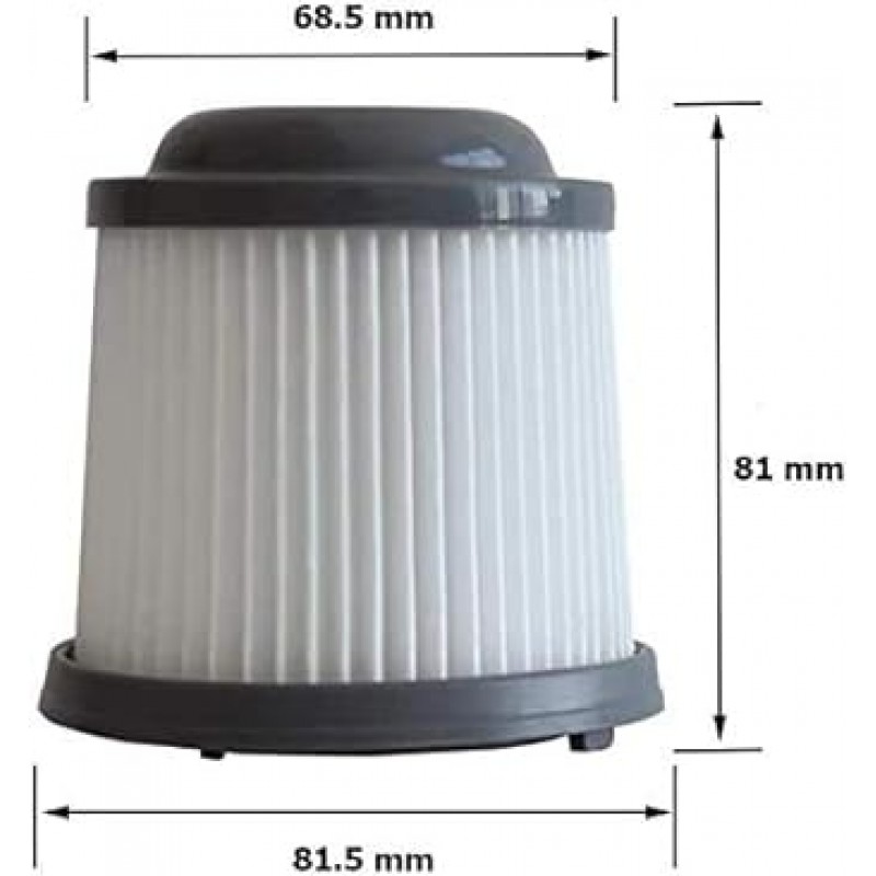 Twaxl Black & Decker PVF110 PHV1210 PV1020L PD11420L PHV1810 1820LF/G 교체 필터 무선 진공 필터 교체 부품
