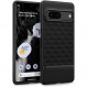 Caseology Pixel 7 케이스, TPU, 프리미엄 3D 패턴, Google Pixel 7과 호환되는 벌집형, 커버, PC 바, 미국 군사 표준 인증, 충격 방지, 내구성, 시차 - 무광 블랙