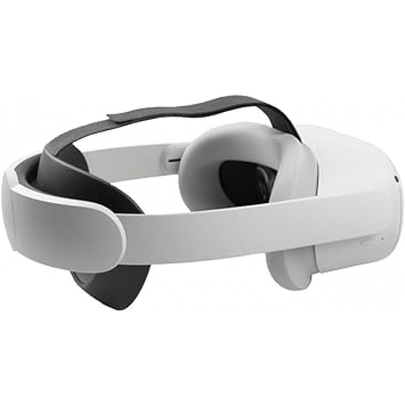 SHEAWA Meta/Oculus Quest 2 아이 마스크 + 헤드밴드 페이스 마스크 헤드 스트랩 땀 방지 커버 페이스 커버 얼룩 감소 무게 액세서리(흰색)
