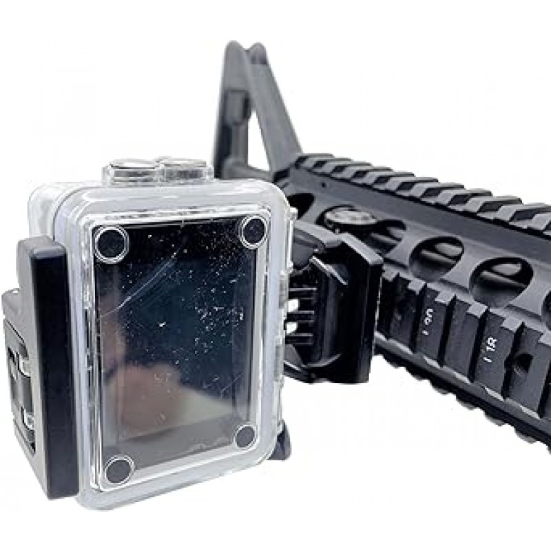 Airsoft 20mm 레일건 촬영 웨어러블 카메라용 카메라 마운트 베이스(D형)
