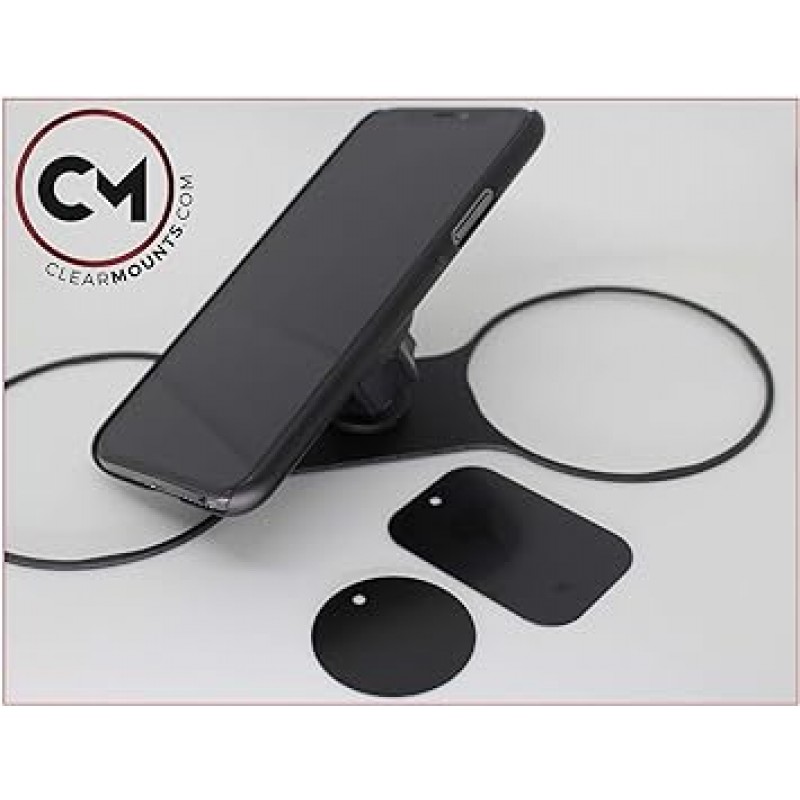 Clearmounts Audi Q2/2016-2020 전용 설계/전용 디자인 자석 및 360도 회전 스마트폰 홀더