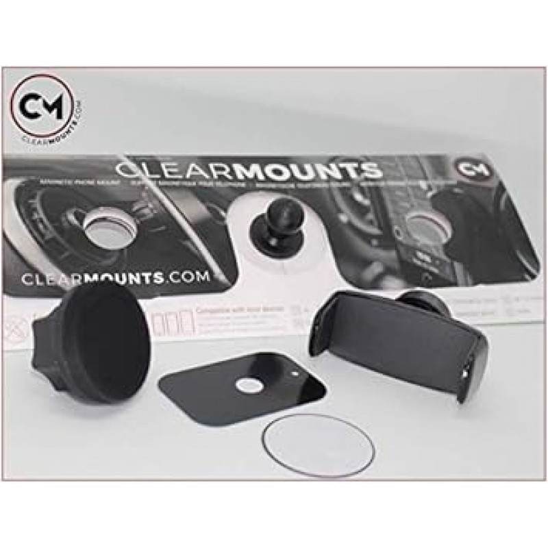 Clearmounts Audi Q2/2016-2020 전용 설계/전용 디자인 자석 및 360도 회전 스마트폰 홀더