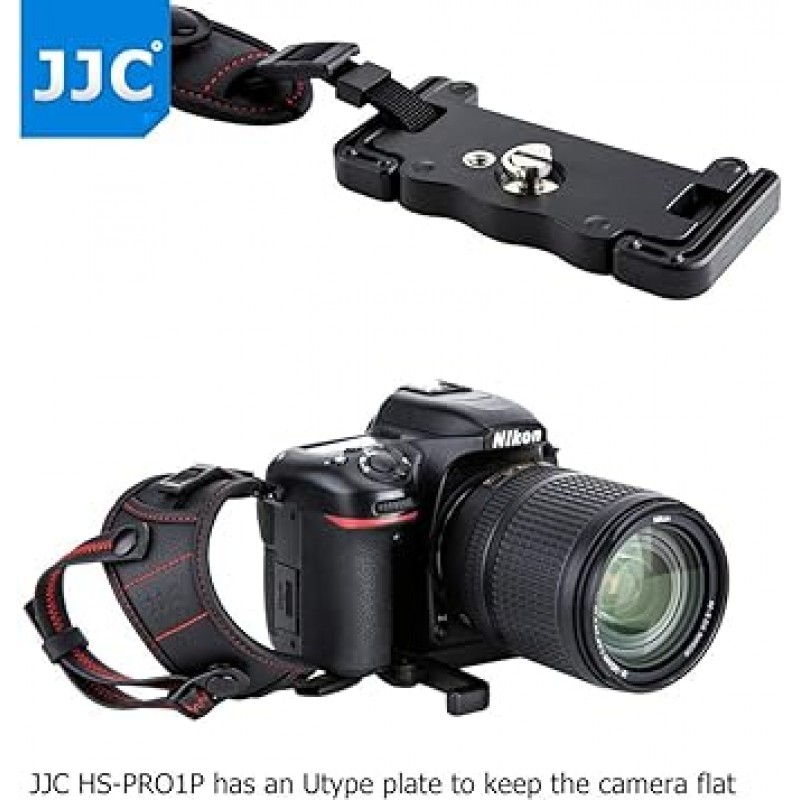 디지털 SLR 카메라 핸드 스트랩 그립 홀스터 U 플레이트 스탠드가있는 Canon Sony Nikon 용