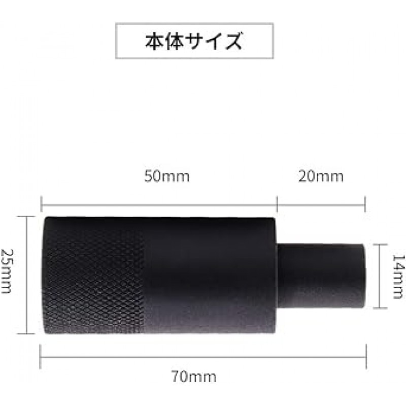 Aoling 핸들 클램프 바, 유효 길이 2.0인치(50mm), 파이프 직경 1.0인치(25mm), 오토바이 마운트 바, 멀티 홀더 바, 안개등, Navi, 레이더 등을 쉽게 설치할 수 있는 핸들 연장 브래킷, 범용 알루미늄 합금, 녹 방지, 2개 세트