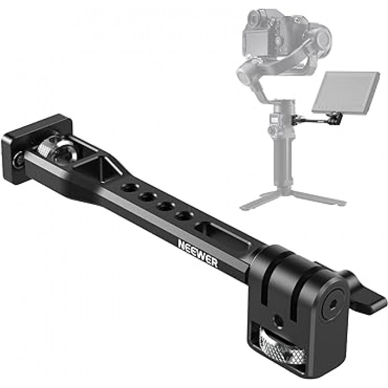 NEEWER 조정 가능한 필드 모니터 마운트 DJI RS 2 RSC 2 RS 3 RS 3 Pro ZHIYUN 크레인 2S 크레인 3 3S WEEBILL-S MOZA Gimbal GA005용 1/4