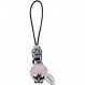 Cenote Power Stone Lily Crest Mobile Phone Strap [실버 액세서리] s0008-, Sterling Silver, Quartz